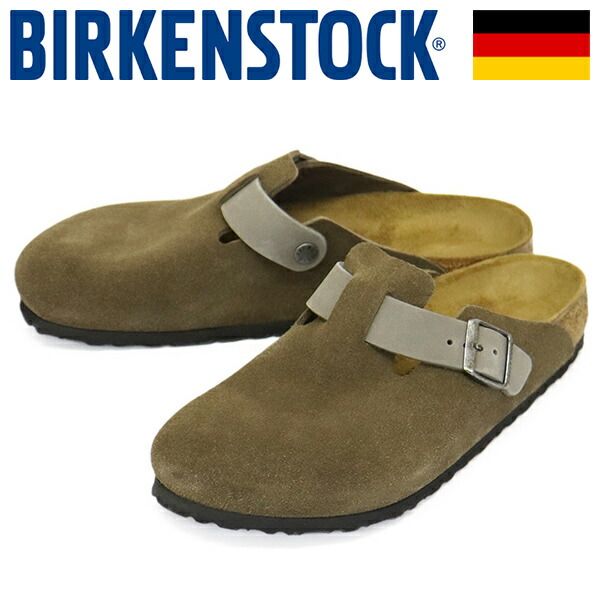 BIRKENSTOCK ビルケンシュトック 1029210 BOSTON ボストン ミックスドレザーサンダル CONCRETE GRAY レギュラー BI466 レギュラー 39-約25.0cm