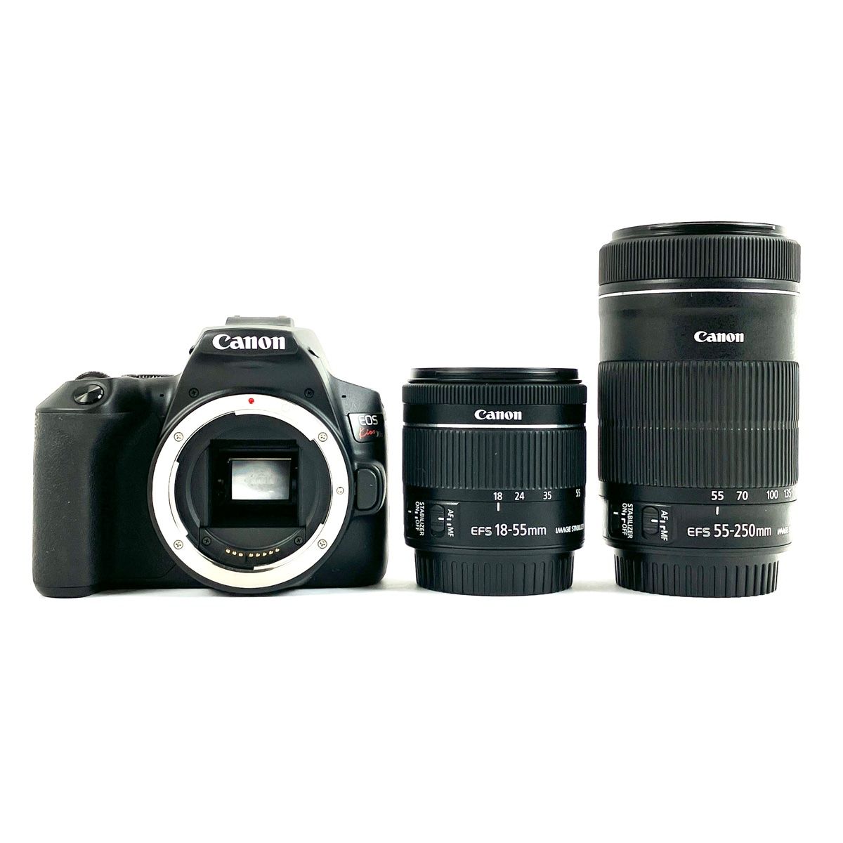 キヤノン Canon EOS Kiss X10 ダブルズームキット ブラック デジタル 一眼レフカメラ