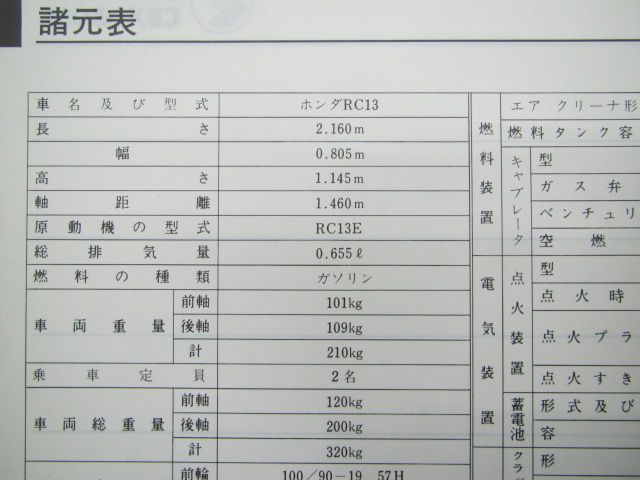 CBX650カスタム サービスマニュアル ホンダ 正規 バイク 整備書 RC13-100 Gw 車検 整備情報:12138736