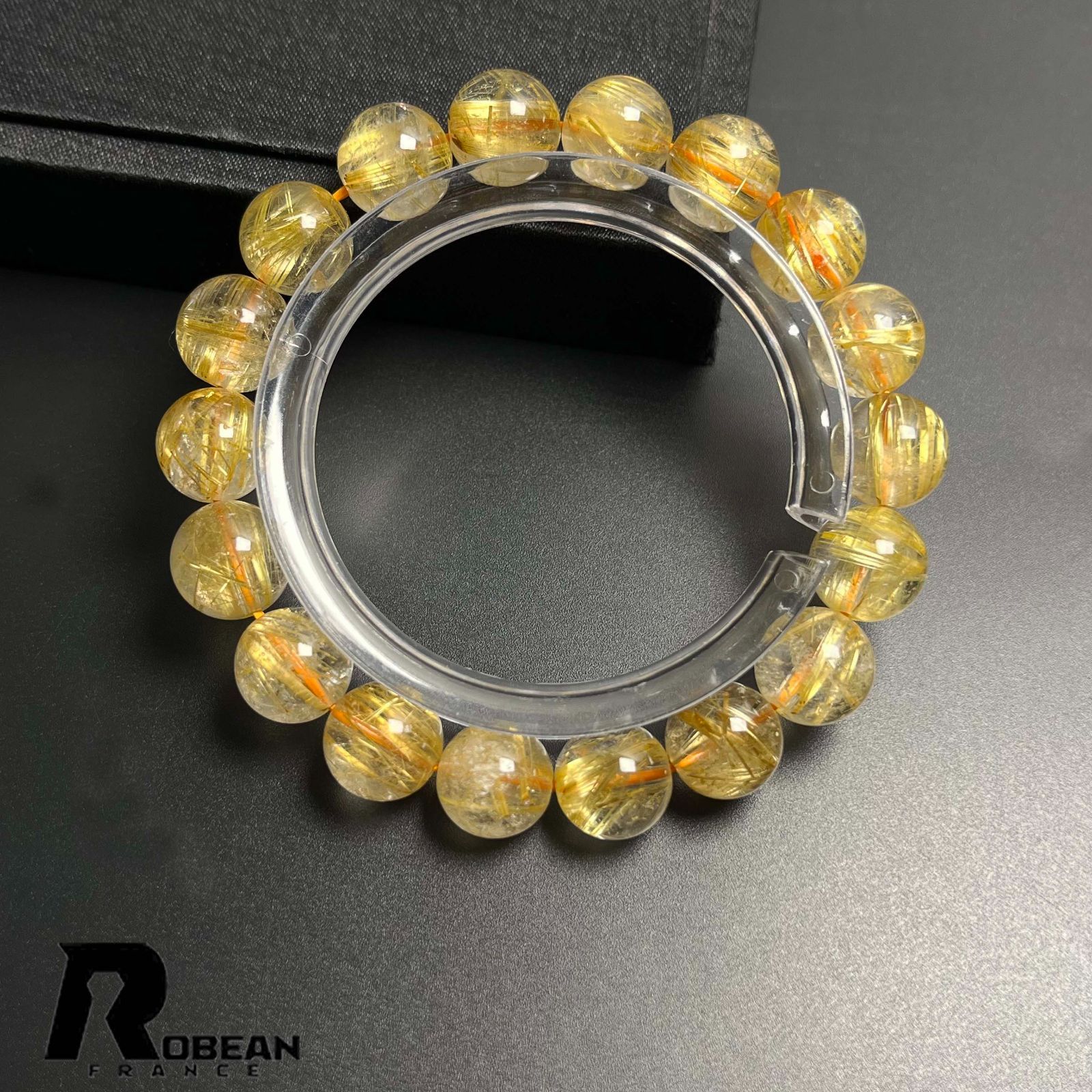 上級 EU製 定価33万円☆ROBEAN・極!極満針ルチルクォーツ