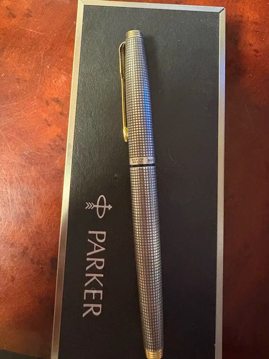 パーカー sterling silver GOLD ファン万年筆