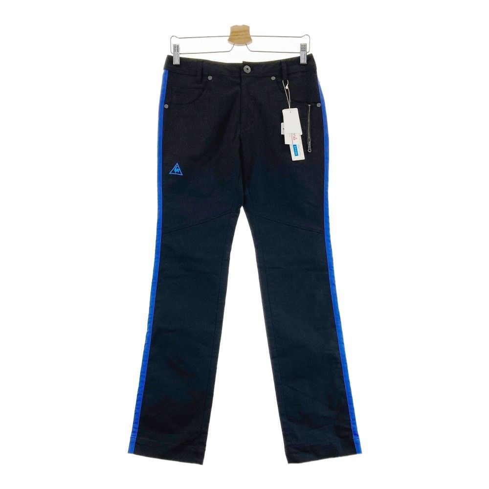 LE COQ GOLF ルコックゴルフ ストレッチ ロングパンツ 総柄 ネイビー系