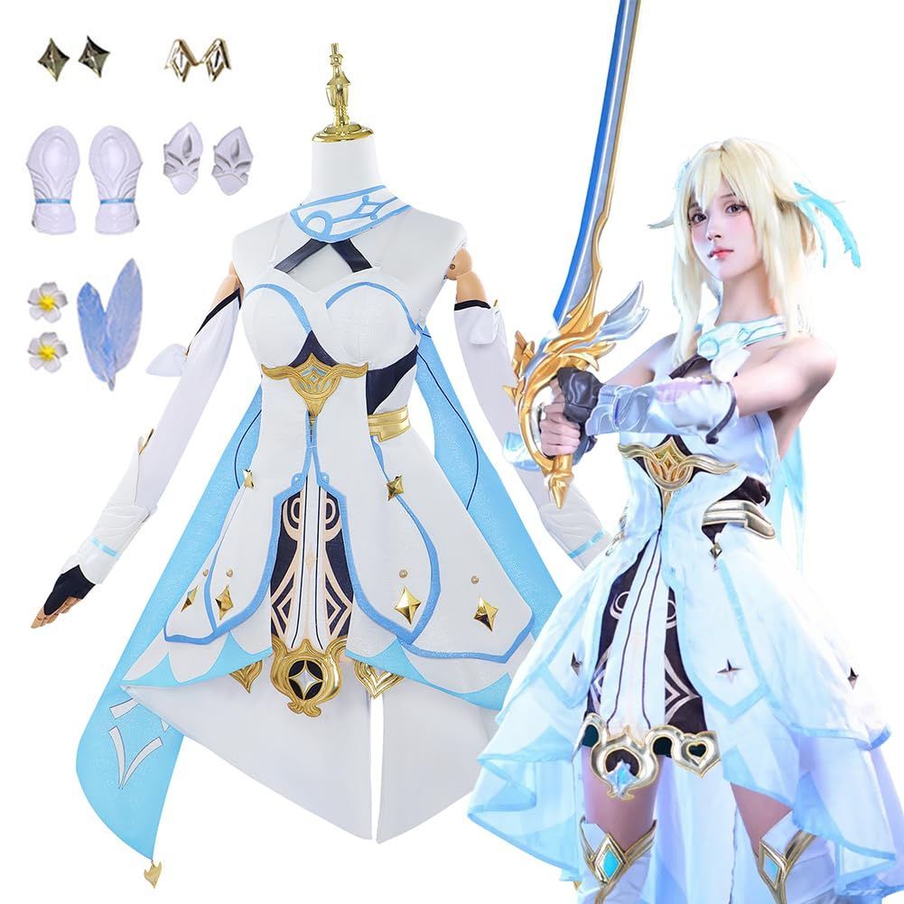 原神 主人公 蛍 三分妄想コスプレフルセット ウィッグ付き 靴付き 三分 【