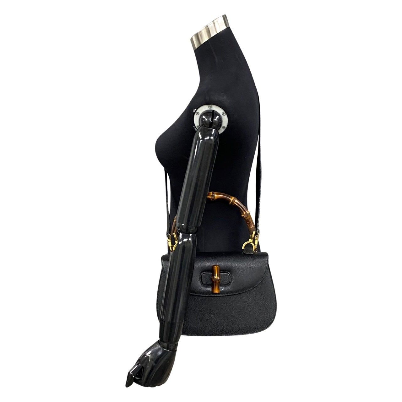 ほぼ未使用 希少品 GUCCI オールドグッチ グッチ バンブー ターン