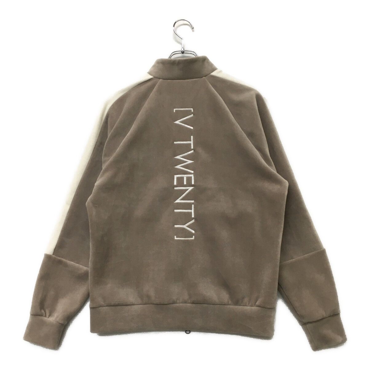 メンズ ヴィ・トゥエルヴ V12 フルジップアウター M グレー×ホワイト