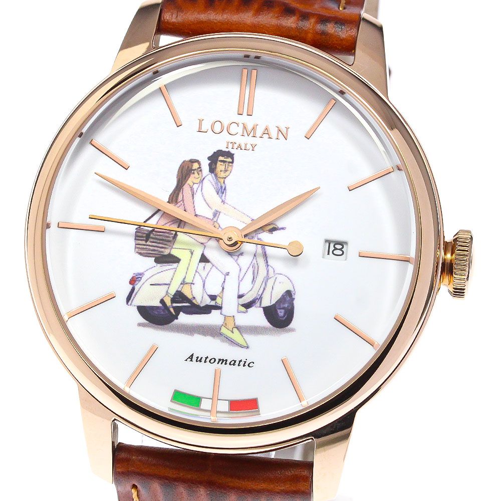 ロックマン LOCMAN 255-AISI 316 遠山晃司 ロマンティコ La Dolce Vita Italiana 自動巻き  メンズ未使用品保証書付き_756607 中古ブランド腕時計専門☆CLOSER メルカリ