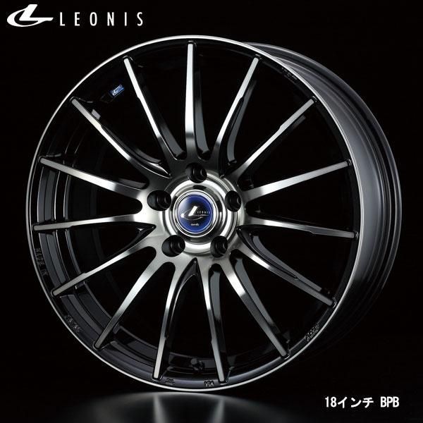 レオニス ナヴィア05 セレナ C27 17インチ アルミホイール 4本 