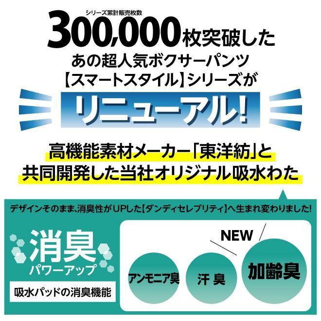 ちょいもれパンツ 6枚