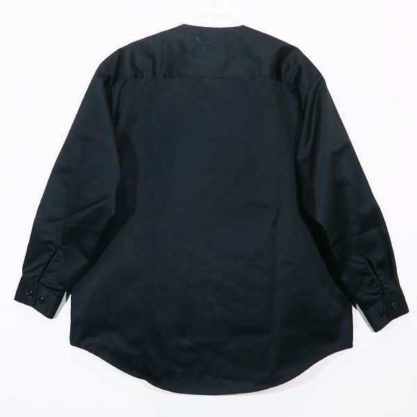 WTAPS ダブルタップス 22AW LEAGUE 01/LS/CTPL.TWILL 222TQDT-SHM04 リーグ ロングスリーブ コットン  ポリエステル ツイル シャツ ブラック 長袖 サイズ03(L) - メルカリ