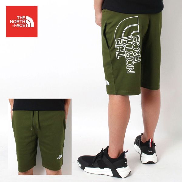 24SSモデル ザノースフェイス THE NORTH FACE  GRAPHIC SHORT LIGHT ショートパンツ【FOREST OLIVE】 NF0A3S4F  PIB/【2024SS】m-bottoms