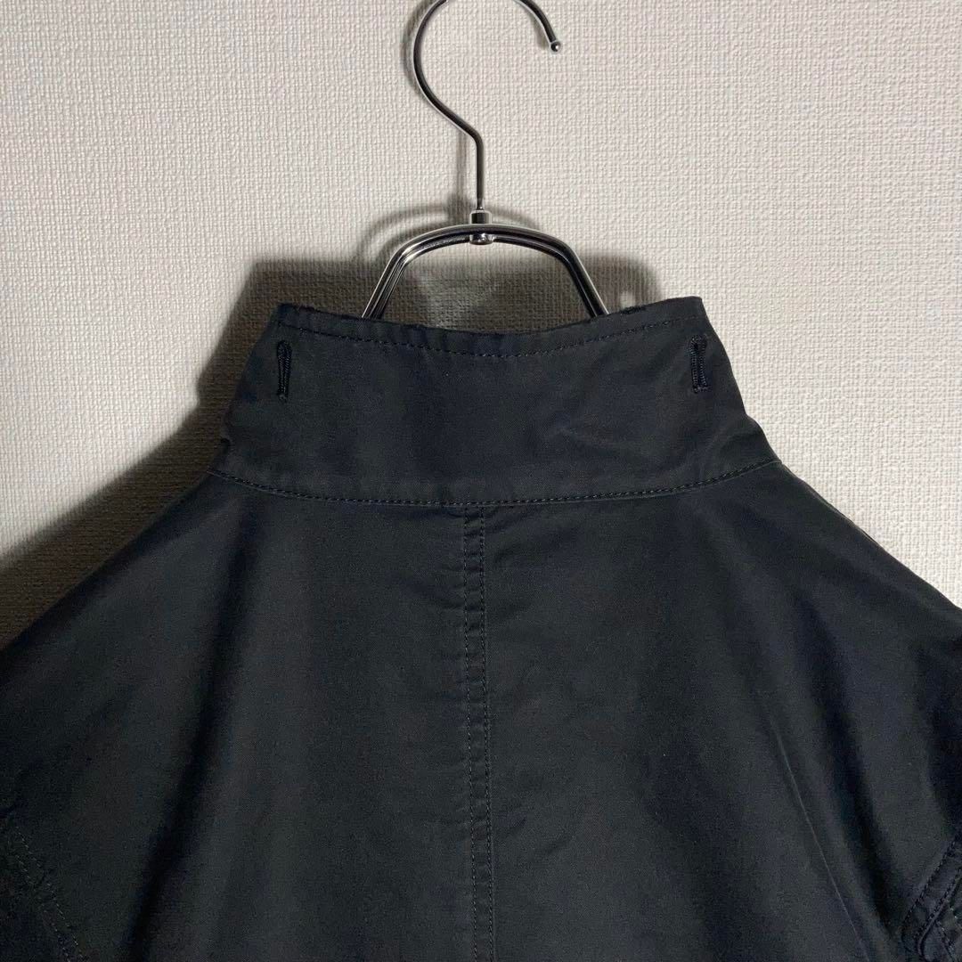 人気Lサイズ】FREDPERRY コート 刺繍ロゴ 黒 フード取り外し可