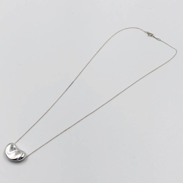 美品 ティファニー ビーンズ ラージ ネックレス シルバー925 TIFFANY&Co./ティファニー】 ビーン ラージ ネックレス シルバー