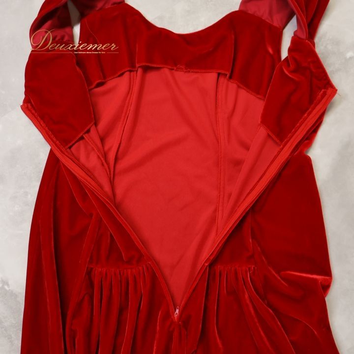 フラダンス 衣装 ワンピース ドレス レッド系 フラ ダンス マーメイド