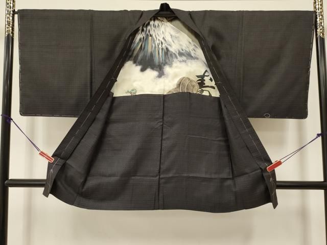 平和屋着物□男性 男柄の最高峰 西郷柄 西郷絣 本場大島紬 