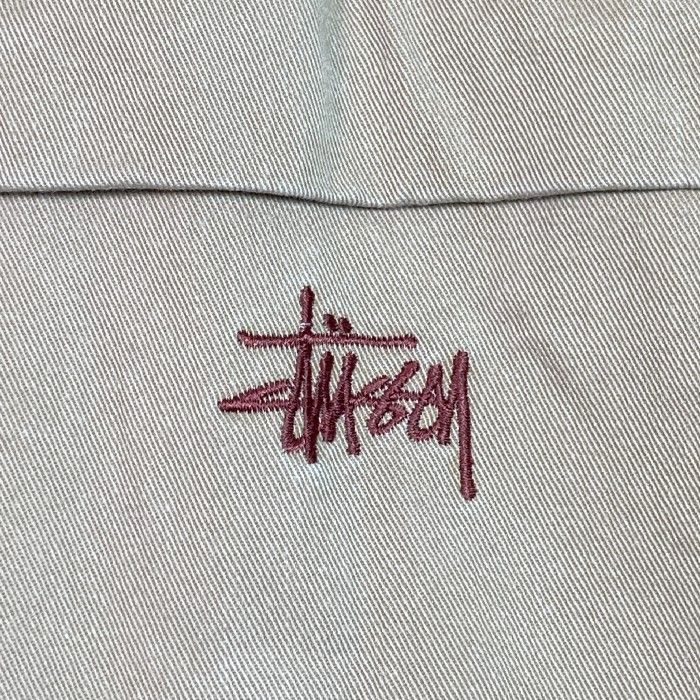 ☆STUSSY ステューシー USA製 コットン ジャケット ベージュ sizeXL