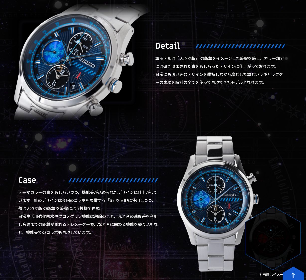 風鳴 翼モデル セイコー 戦姫絶唱シンフォギアXV ETZA-5621 Seiko 