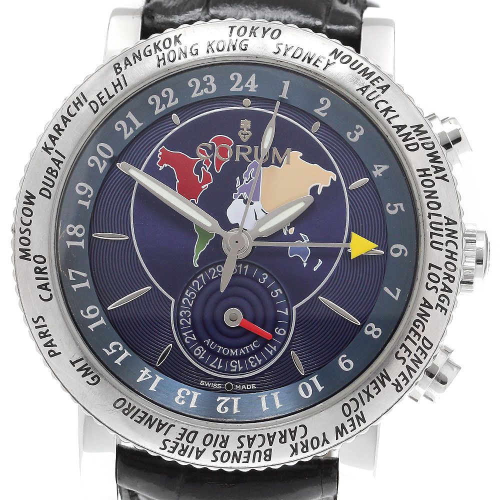 コルム CORUM 983.201.20 クラシカル デイト 自動巻き メンズ_913785