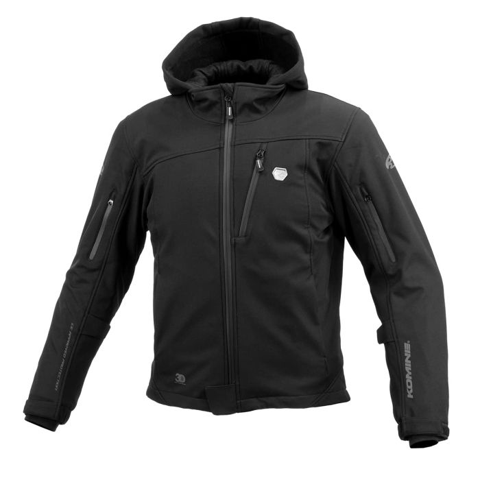 5営業日で発送 コミネ JK-5902 Protect Softshell W-Parka 07-5902 Neo Black 6XLB