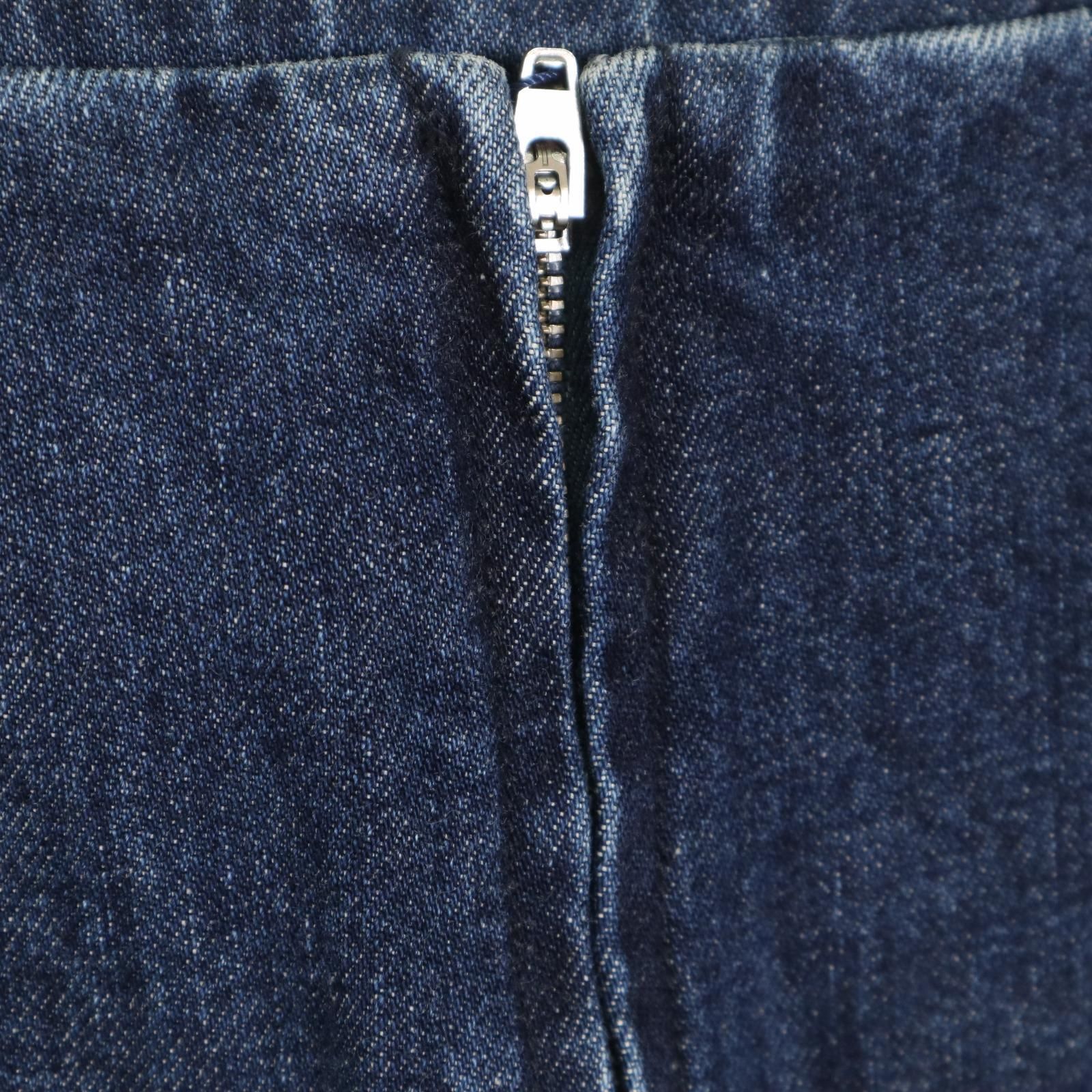 BORDERS at BALCONY/ボーダーズアットバルコニー DENIM FRILLED SKIRT