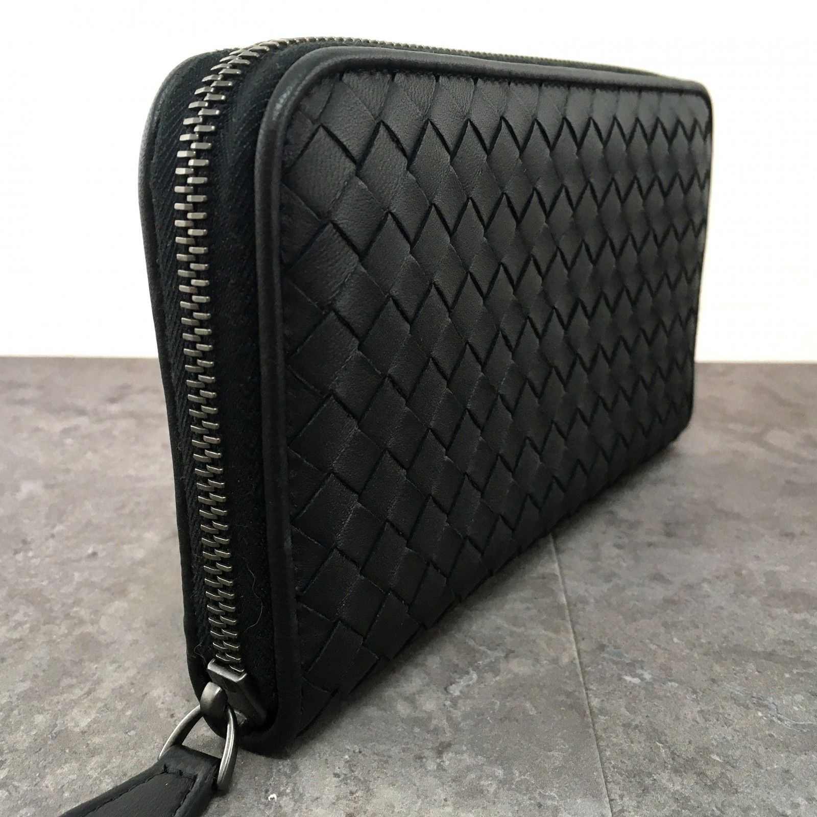 送料込み！ 未使用品 BOTTEGAVENETA ジップウォレット ラムスキン 箱  