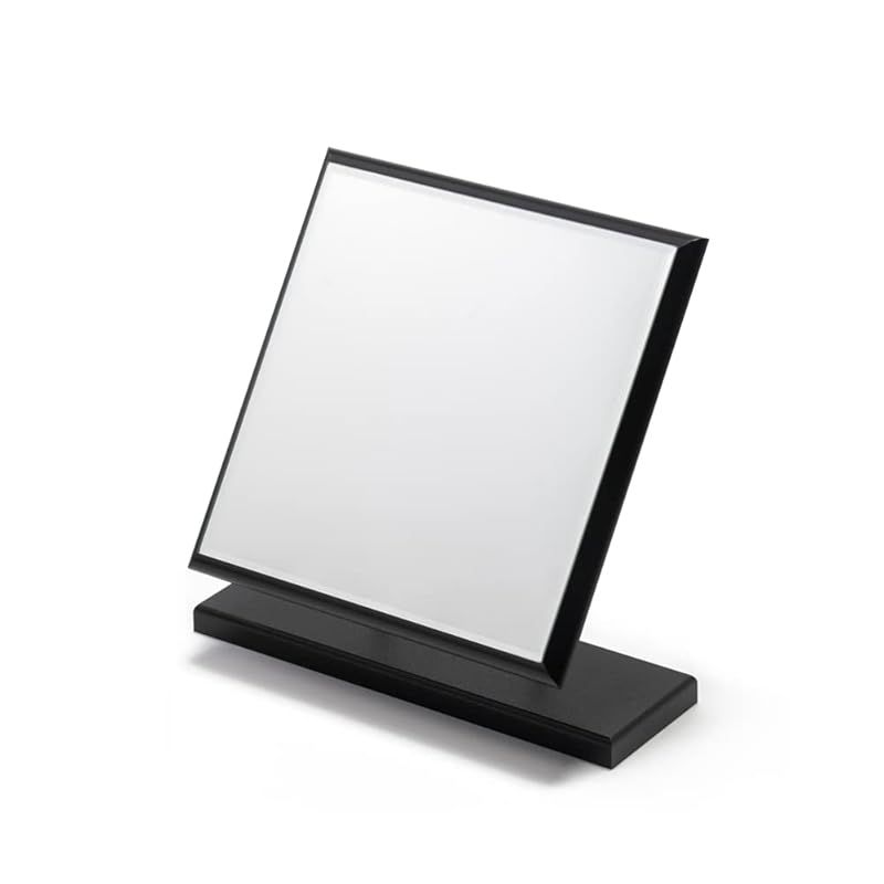 HORIUCHI MIRROR メイクがしやすい卓上ミラー ウッドスタンドミラー Mサイズ ブラック メイクミラー プレゼント 1