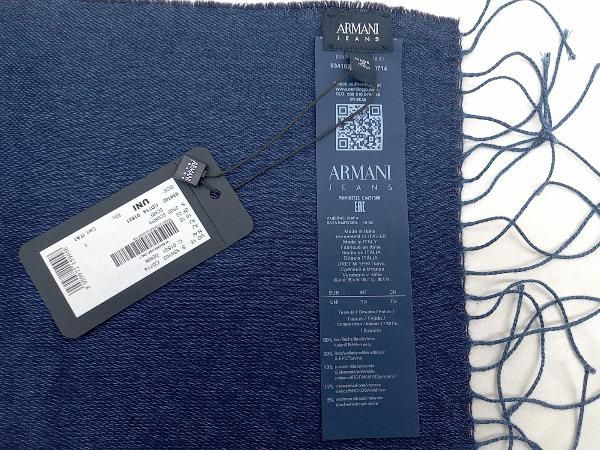 ARMANI JEANS マフラー 小物 アルマーニ ジーンズ レディース