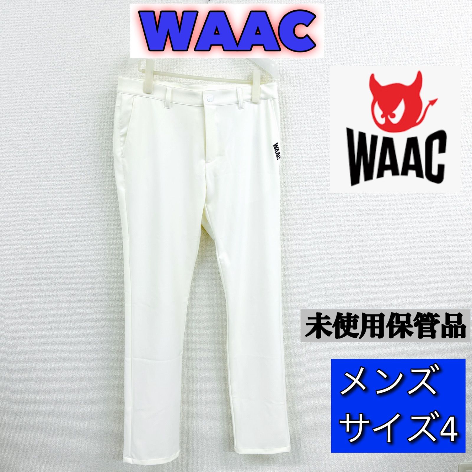 未使用自宅保管品】WAAC メンズ ゴルフウェア ズボン パンツ サイズ4 