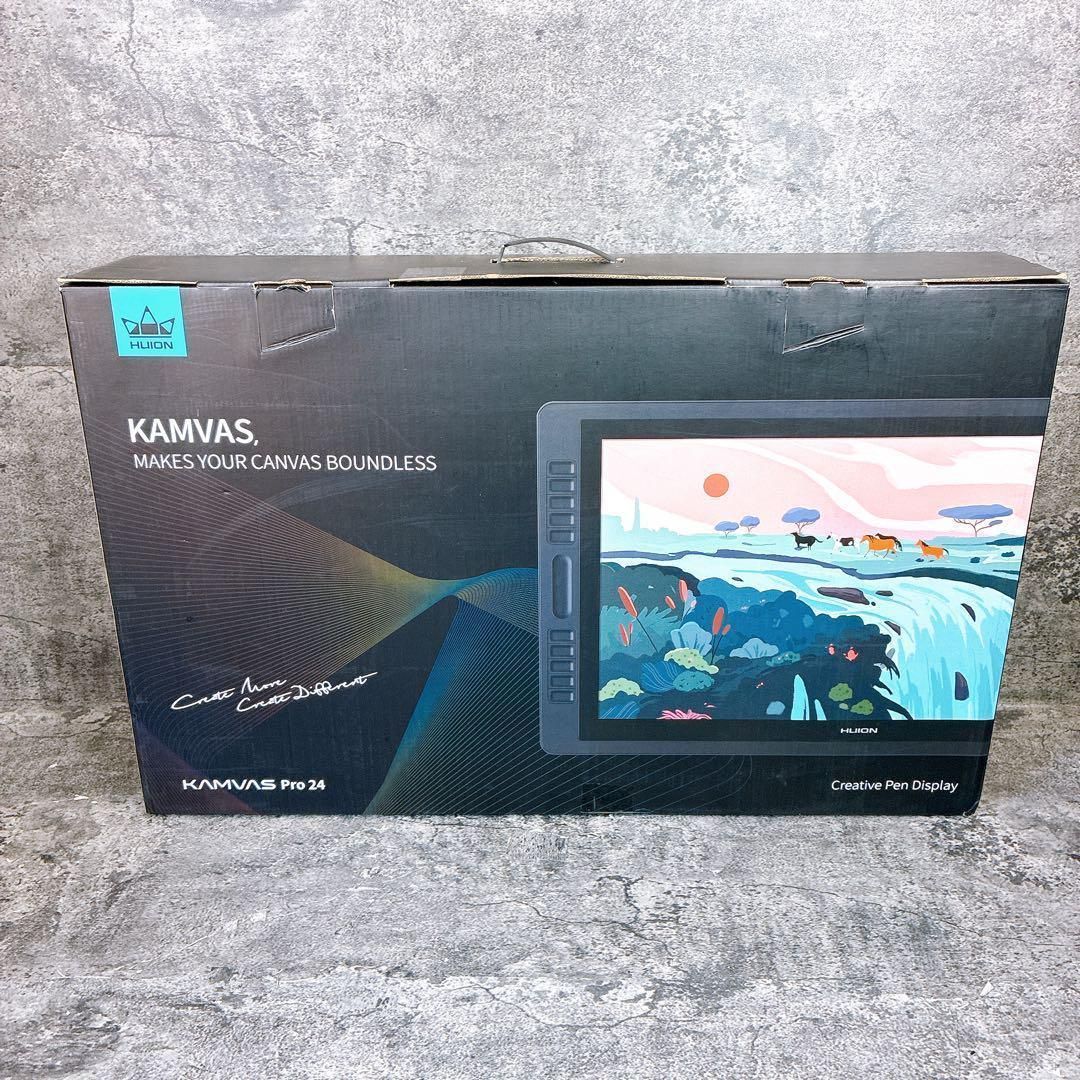 HUION KAMVAS Pro 24 本体 通電 のみ その他未チェック