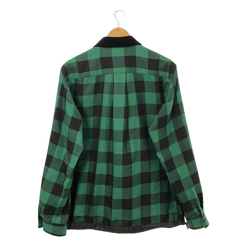 sacai / サカイ | 2022SS | Buffalo Check L/S Shirts / バッファロー