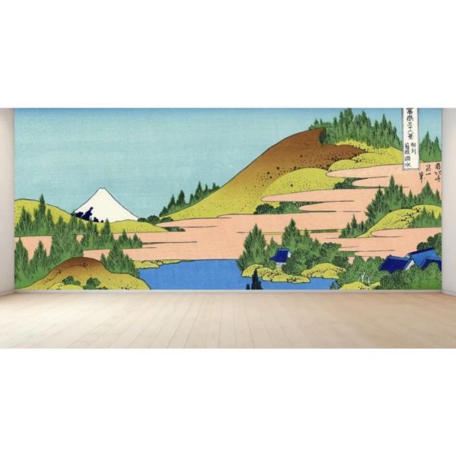 木製パネルアート 葛飾北斎 諸国瀧廻り (しょこくたきめぐり)