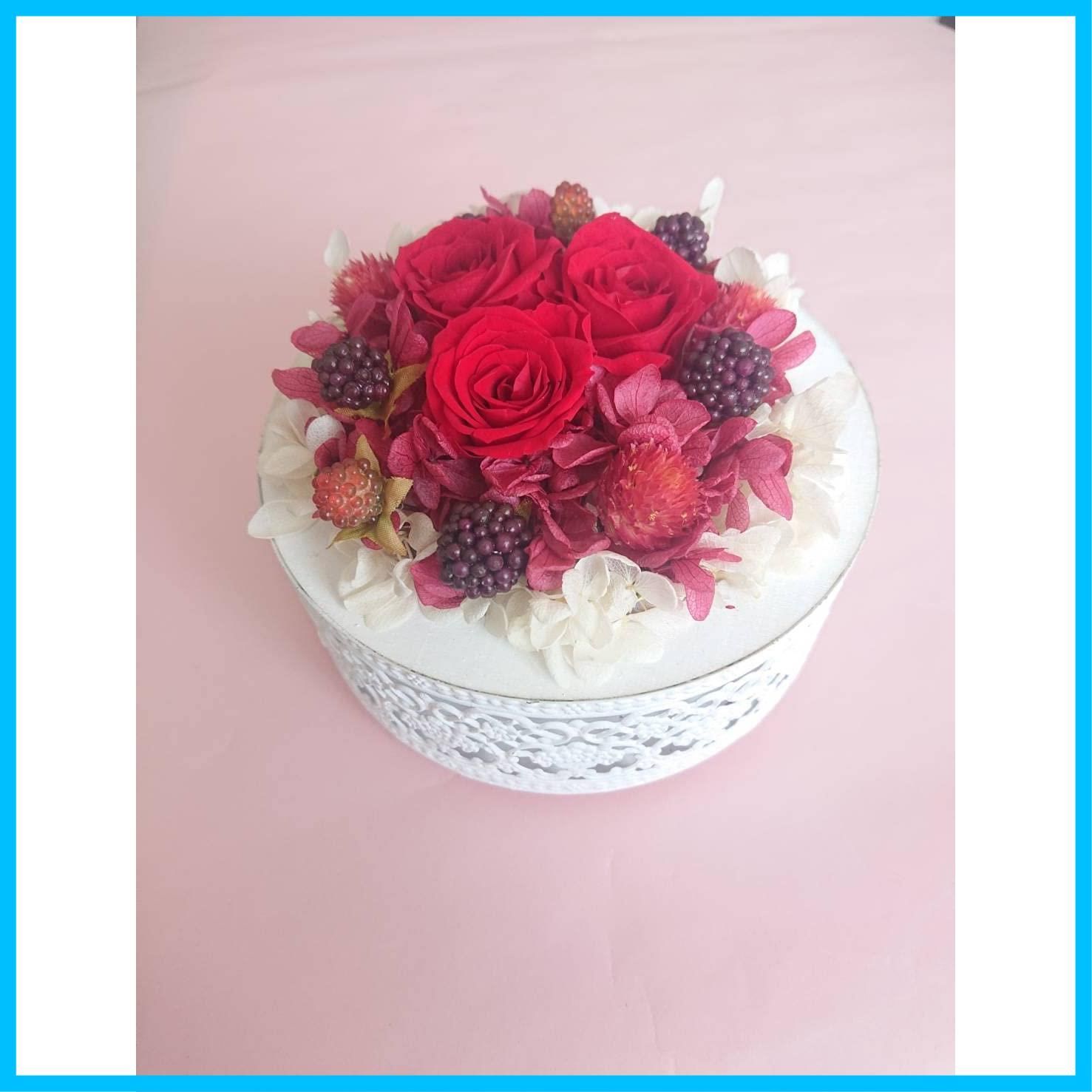 ☆446 お花畑のような可愛い仏花　プリザーブドフラワー　一対　ケース付き ☆446 お花畑のような可愛い仏花 プリザーブドフラワー 一対