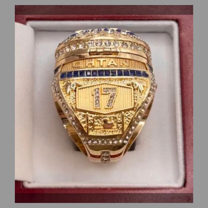 【新品未使用】大谷翔平　チャンピオンリング　ワールドシリーズ　ドジャース 大谷翔平選手＃17 ワールドシリーズチャンピオンリング 8月6日
