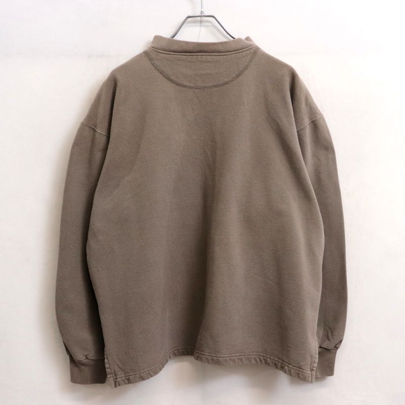 90s vintage ヘンリーネック 鹿の子 スウェット トレーナー メンズ