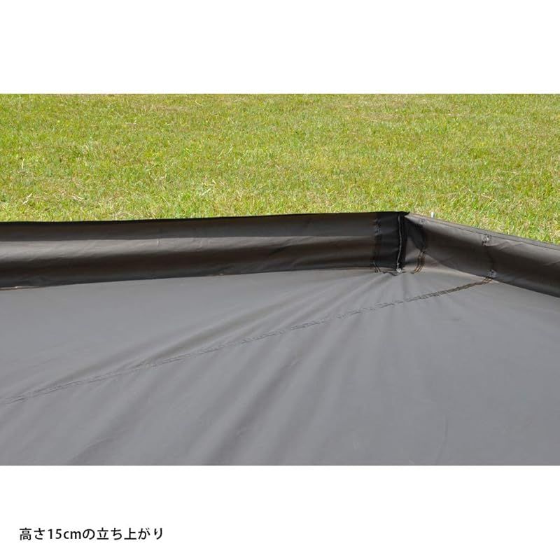 テンマクデザイン サーカスTC BIG グランドシート ハーフ オプション品 バスタブ型グランドシート 簡単設置 防虫 防水 1