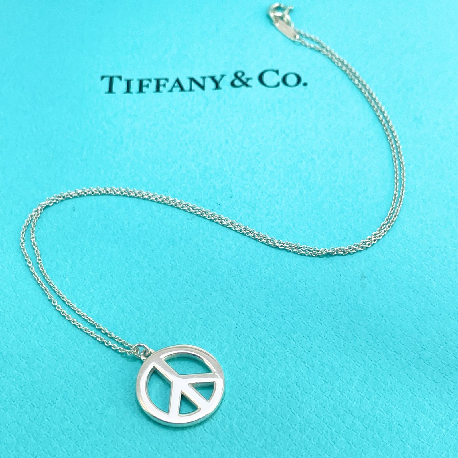 ヴィンテージ ティファニー ピース ネックレス ミディアム シルバー Tiffany&Co./24-469S - メルカリ