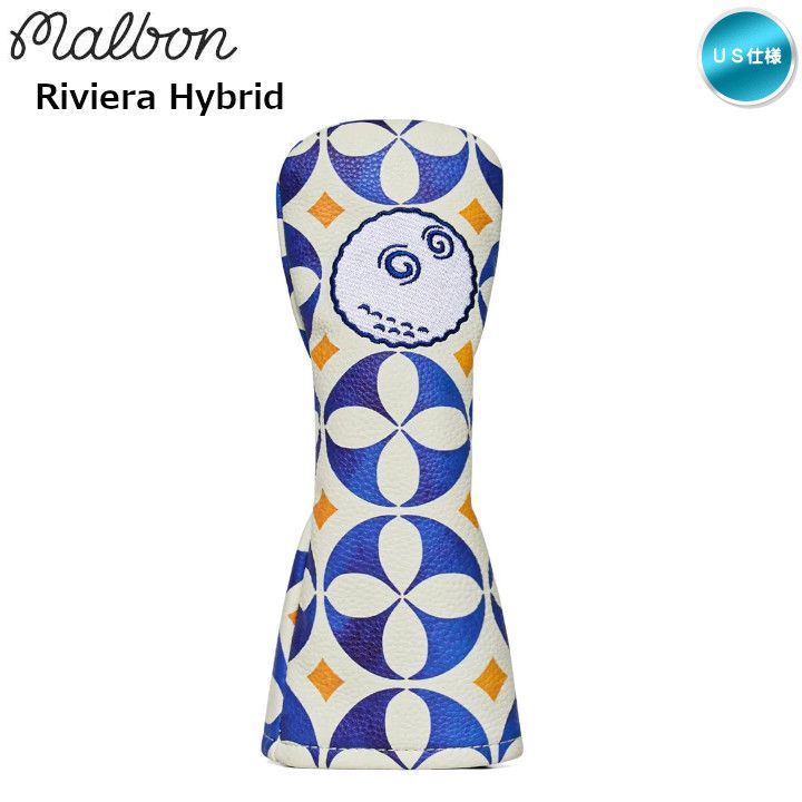 メール便 マルボンゴルフ リビエラ ユーティリティ用 ヘッドカバー US仕様 Riviera Hybrid Headcover