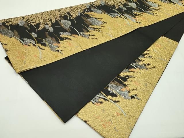 平和屋本店□極上 西陣 皇室 総理大臣献上作家 青木兄弟 六通柄袋帯