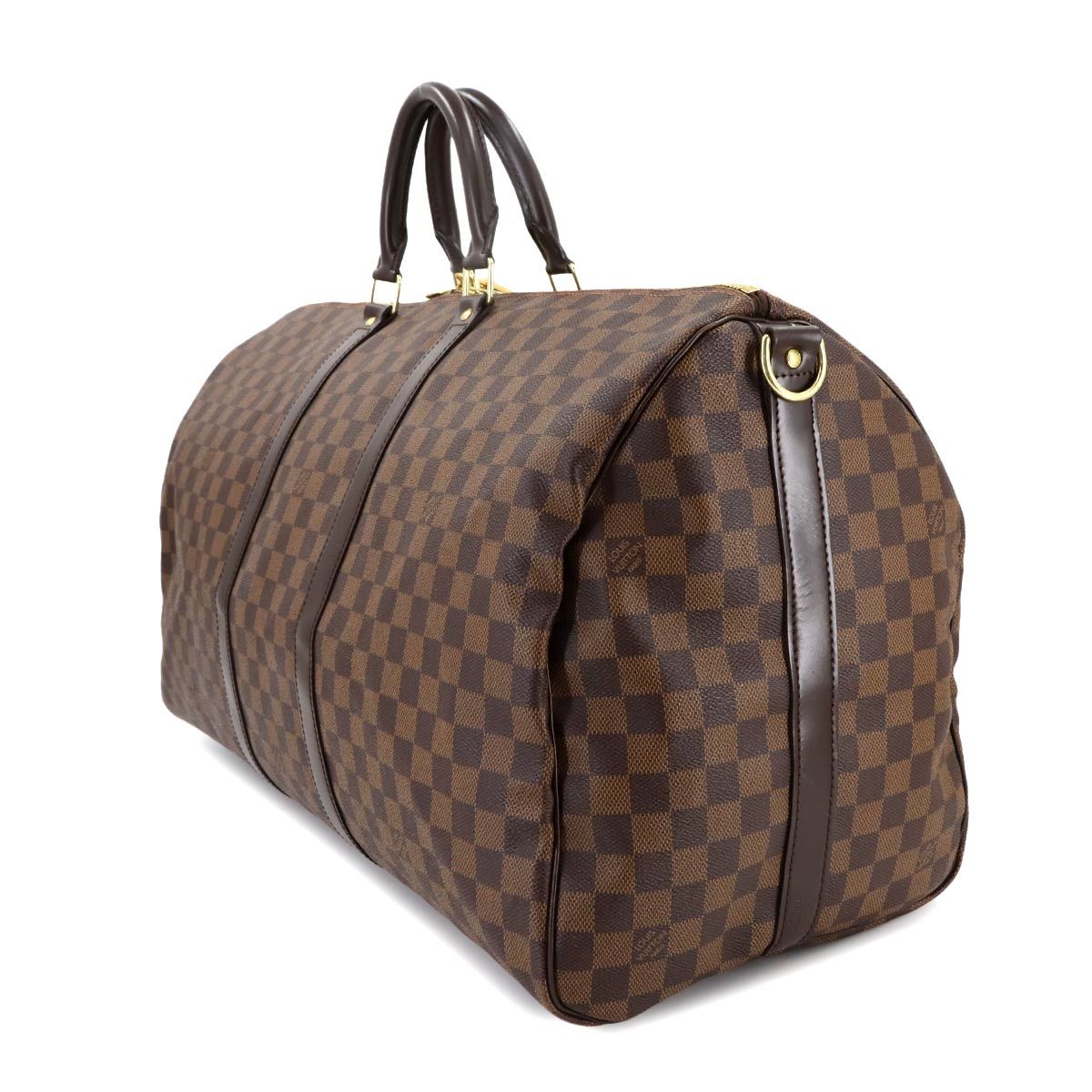 美品 ルイ ヴィトン LOUIS VUITTON ダミエ キーポル バンド