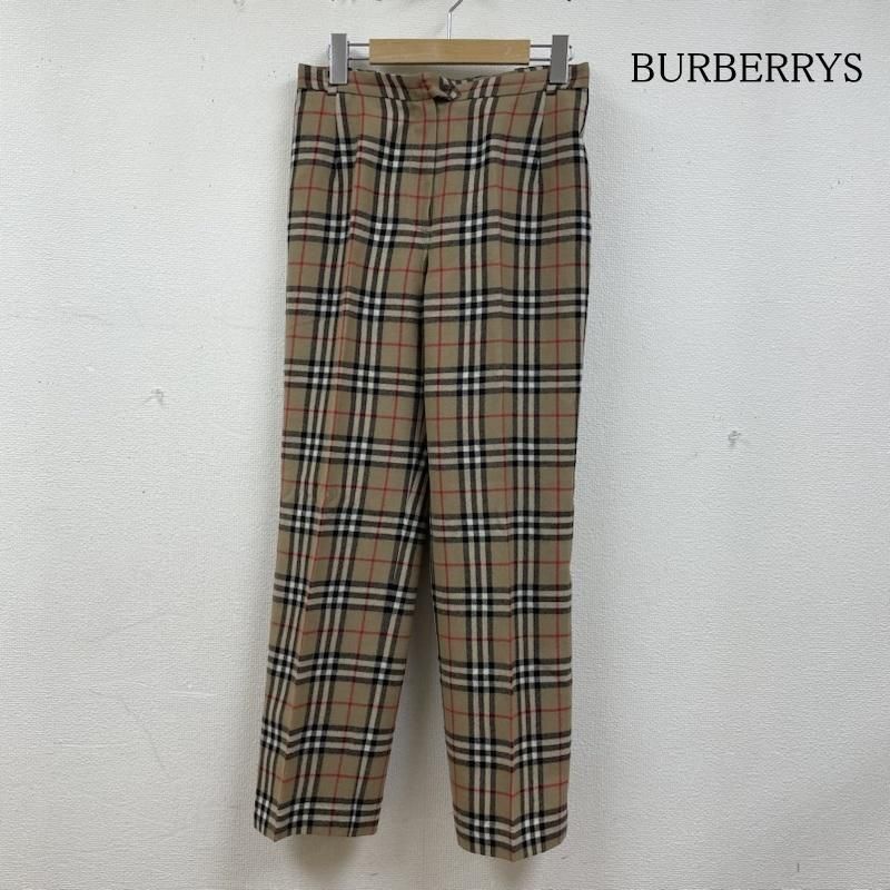 バーバリー　チェックパンツ BURBERRY バーバリー チェック パンツ size34/白x黒