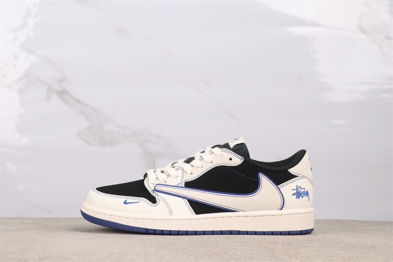 今日 Air Jordan 1 エアジョーダン 1 SJ2068-113 シミブラック-MM輸入3
