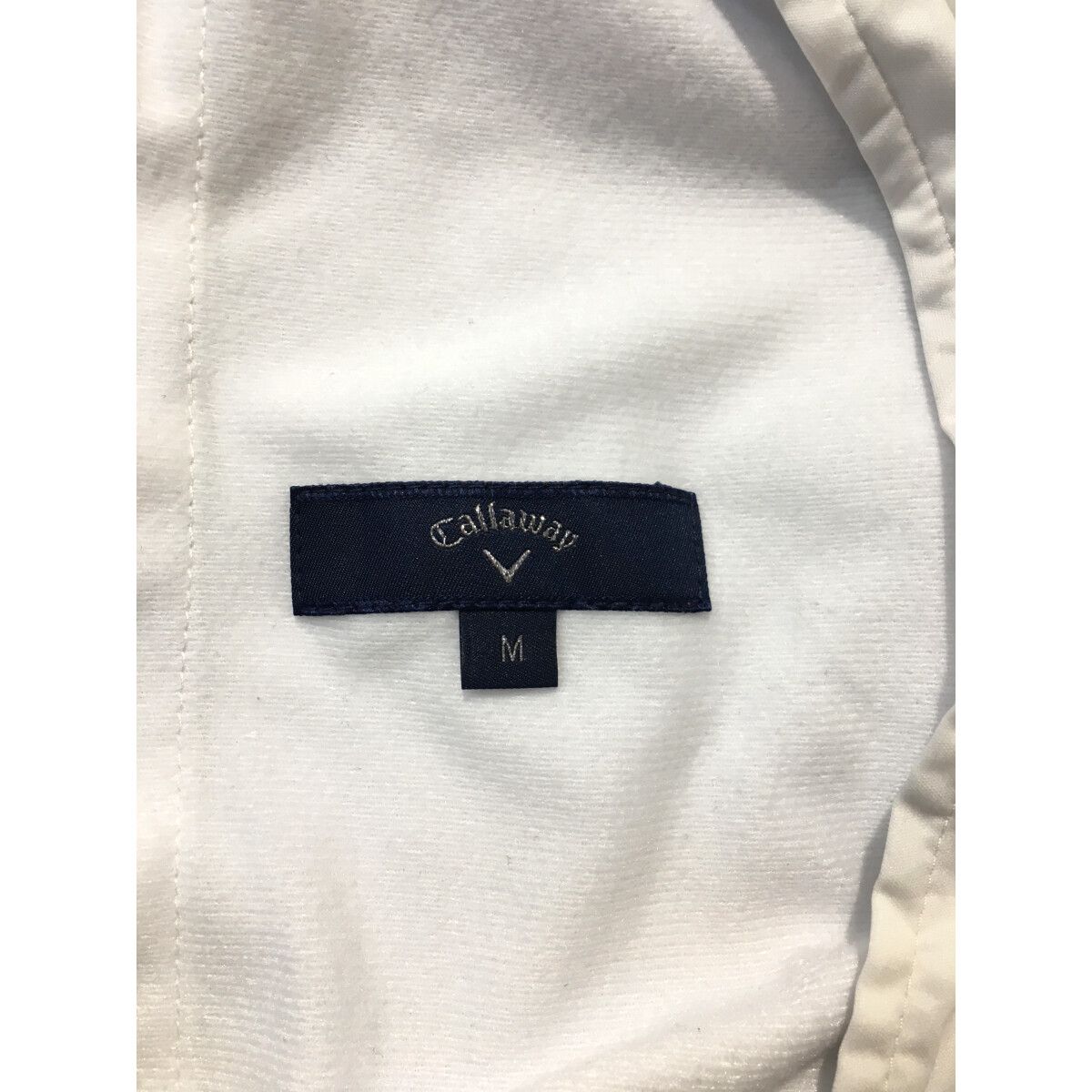 【ギフ_包装】 中古 メンズ キャロウェイ Callaway ブルゾン M 白×グレー 長袖 キャロウェイ
