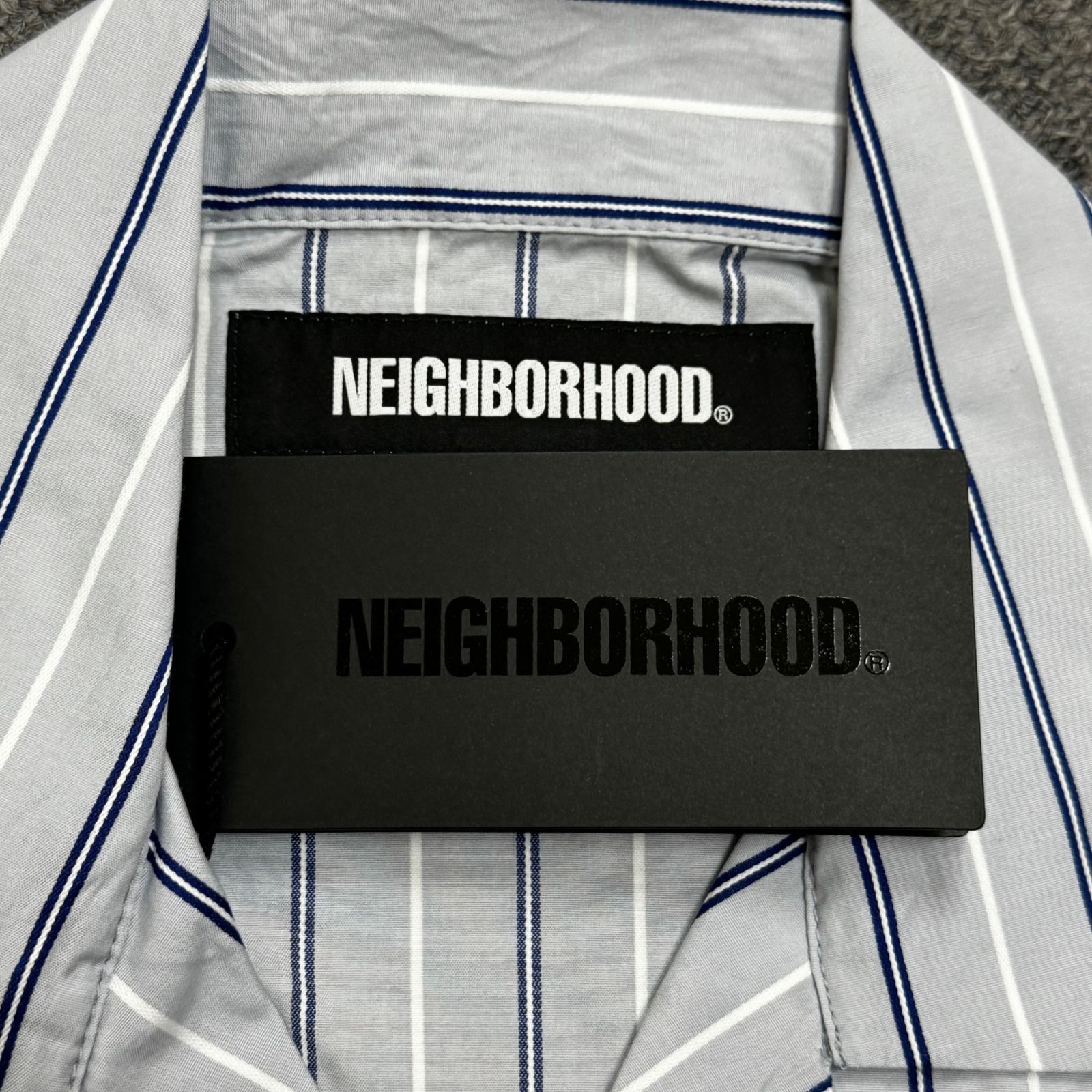 参考上代25300円 未使用品 NEIGHBORHOOD 24AW STRIPE WORK SHIRT