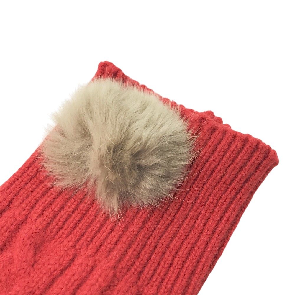 archivio アルチビオ　ポンポン付　ニット　レッグウォーマー アルチビオ 秋冬モデル レディース レッグウォーマー