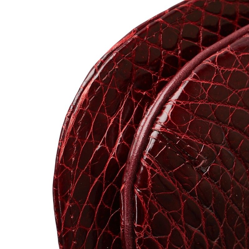 ALDO TORELLI アルドトレッリ クロコ型押し 斜め掛け ショルダーバッグ  