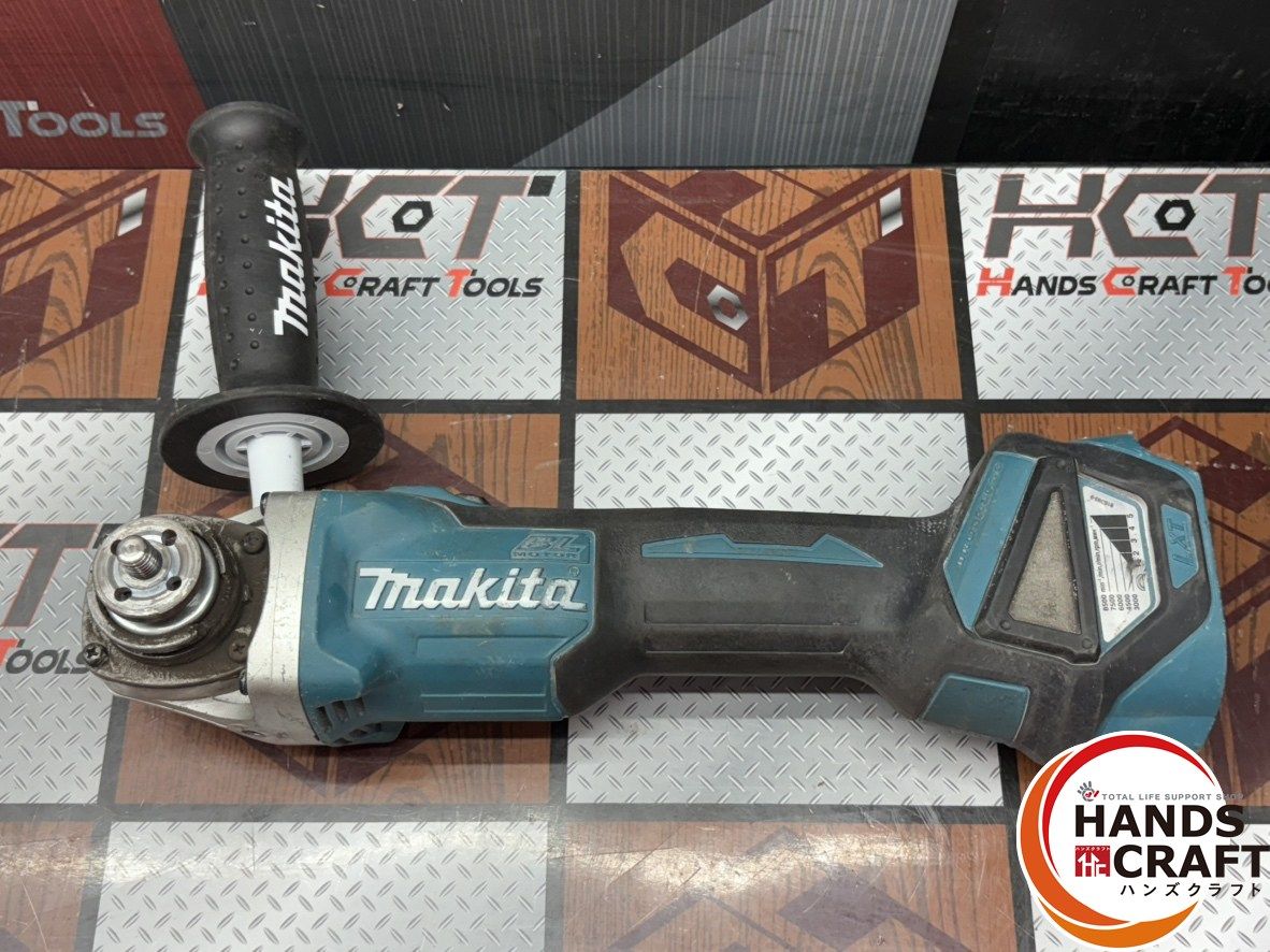 〇マキタ Makita GA412D 100mm充電式ディスクグラインダ フランジ 本体のみ ハンズクラフト佐賀