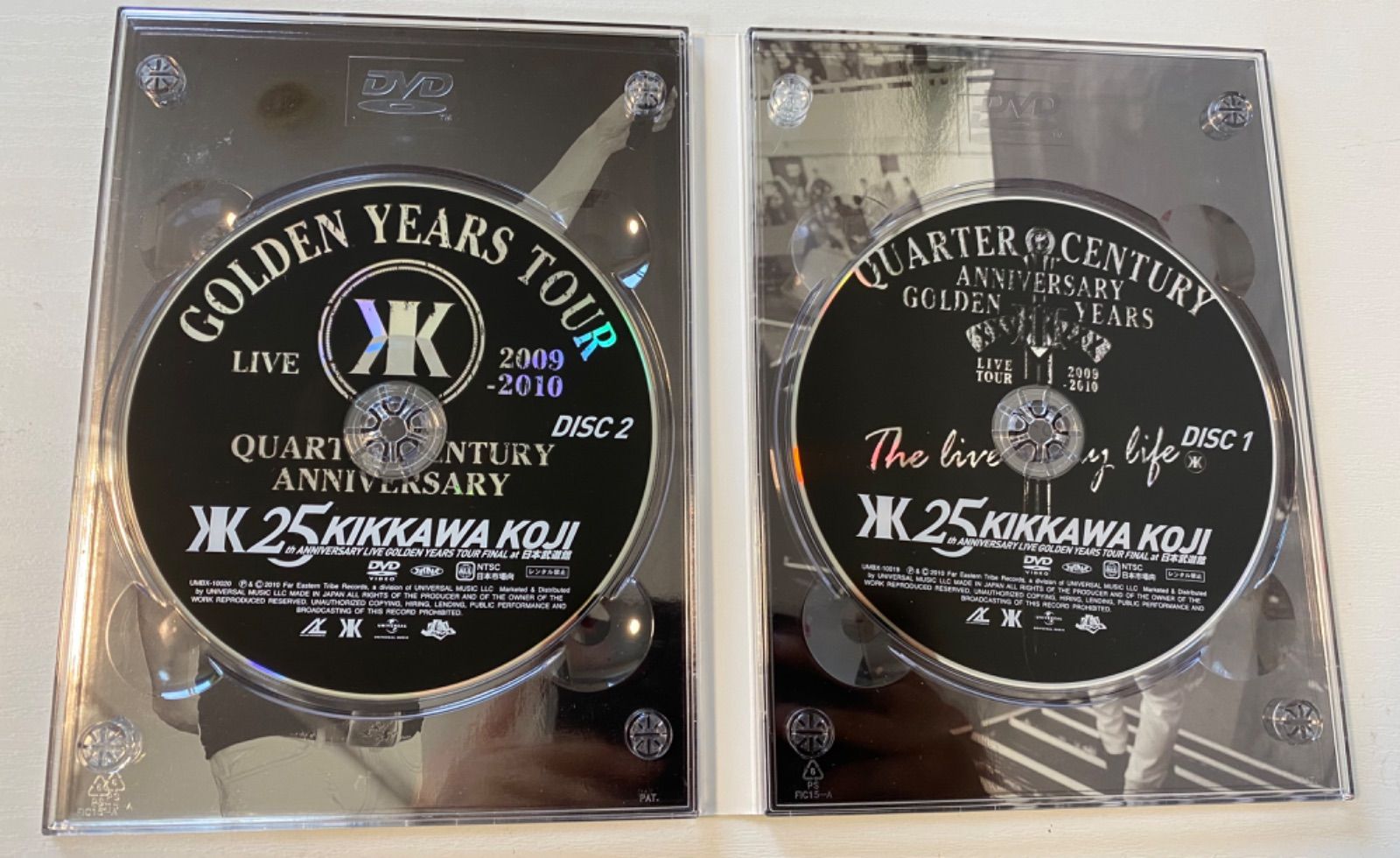 吉川晃司 25周年LIVE DVD 2枚組　初回限定版 USB付 おまけあり Amazon.co.jp: 25th ANNIVERSARY LIVE GOLDEN YEARS TOUR FINAL