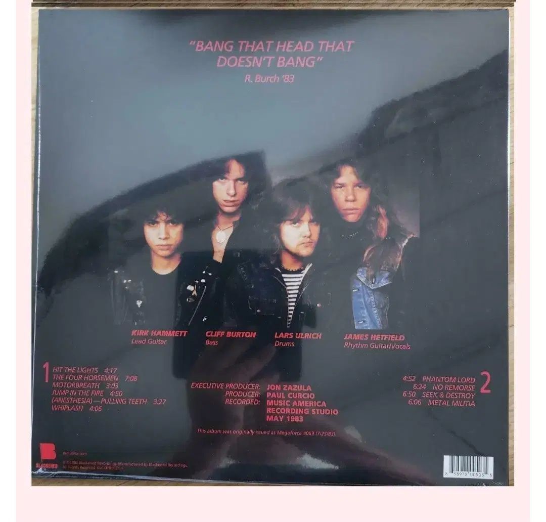 人気 llica ー Kill Em All Remastered LP