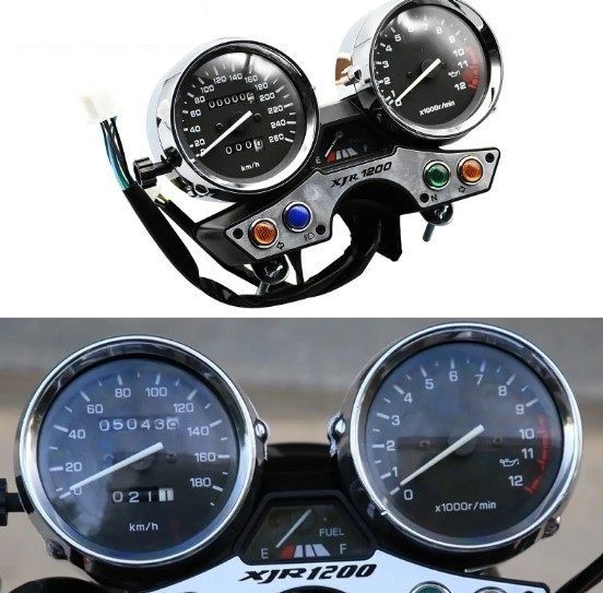 ヤマハ XJR1200 Xjr 260 1200 1994用のオートバイスピードメーター タコメーター 1995-1996-1997 汎用 社外品