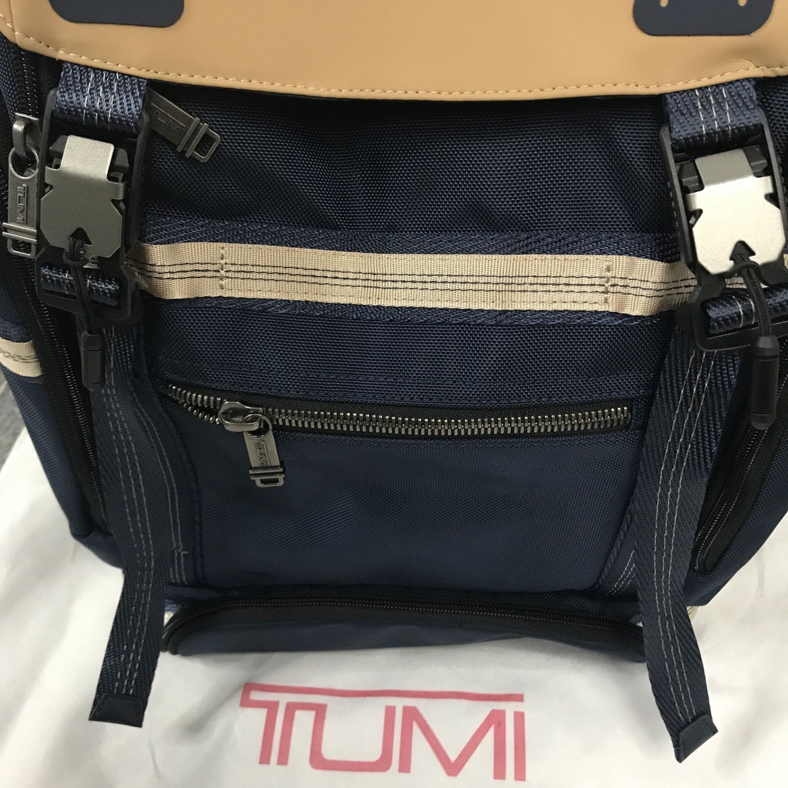 TUMI「エクスペディション」バックパック ネイビーブルー232719 - メルカリ