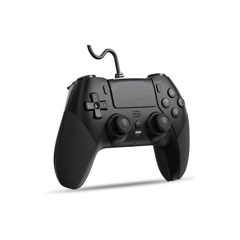 Smalife P4 コントローラー 有線 背面ボタン付き [2024年アップグレード版] ゲームパッド USB接続 遅延なし ジャイロセンサー機能 HD振動 TURBO連射 人間工学 高耐久ボタン 全バージョン P3/PC対応 日